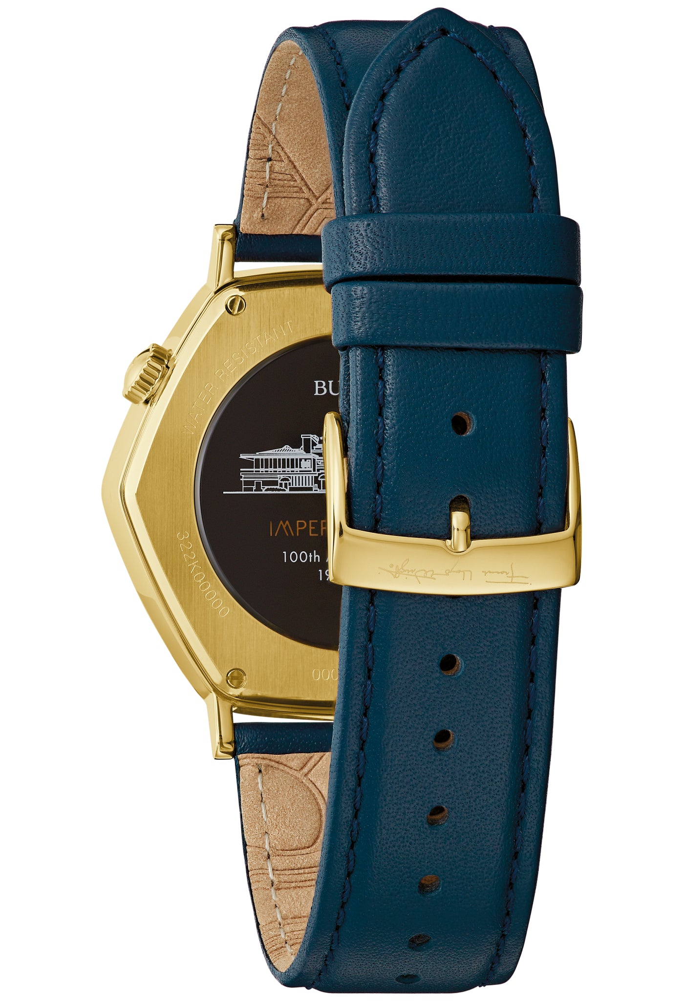 Bulova Stainless Steel Frank Lloyd Wright Mens Watch