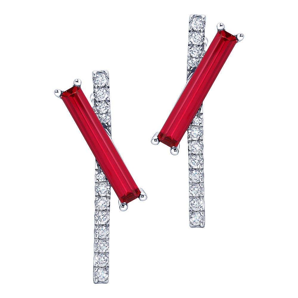 Ruby Earrings