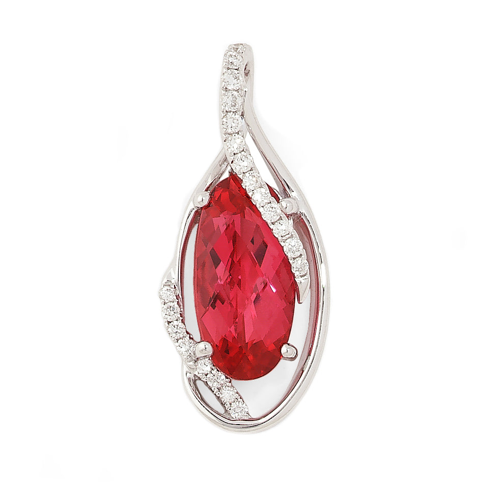 Padparadscha Pendant-CP2758WPD