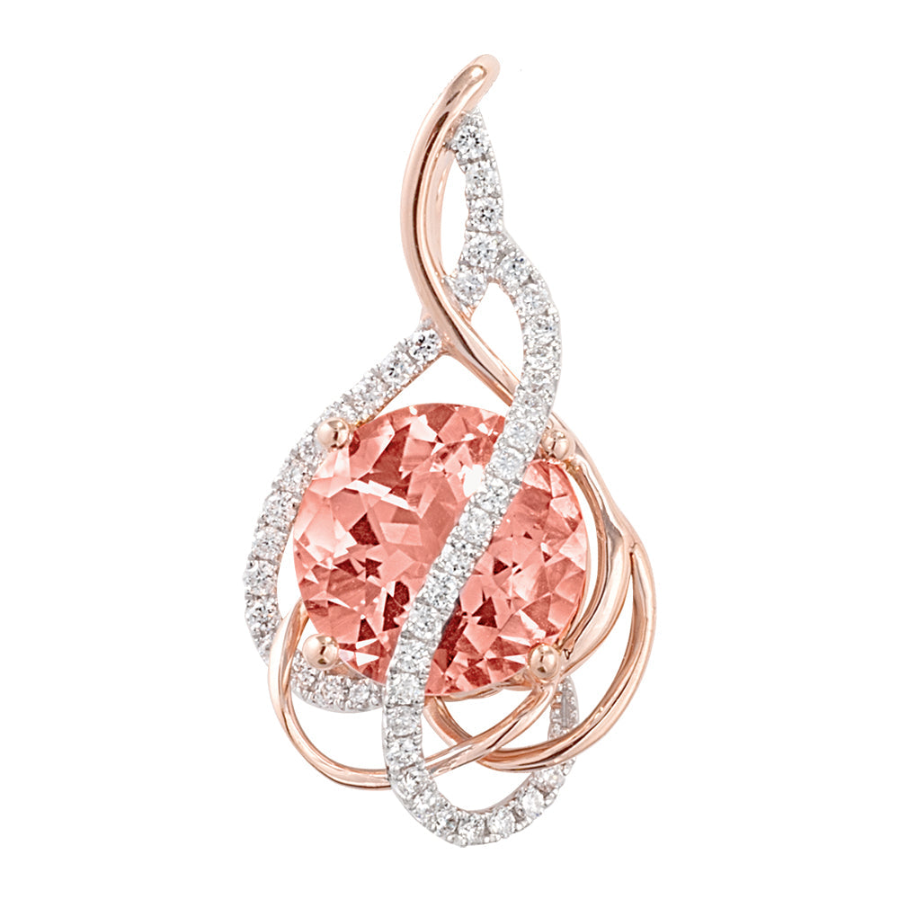 Champagne Sapphire Pendant-CP3900RCS
