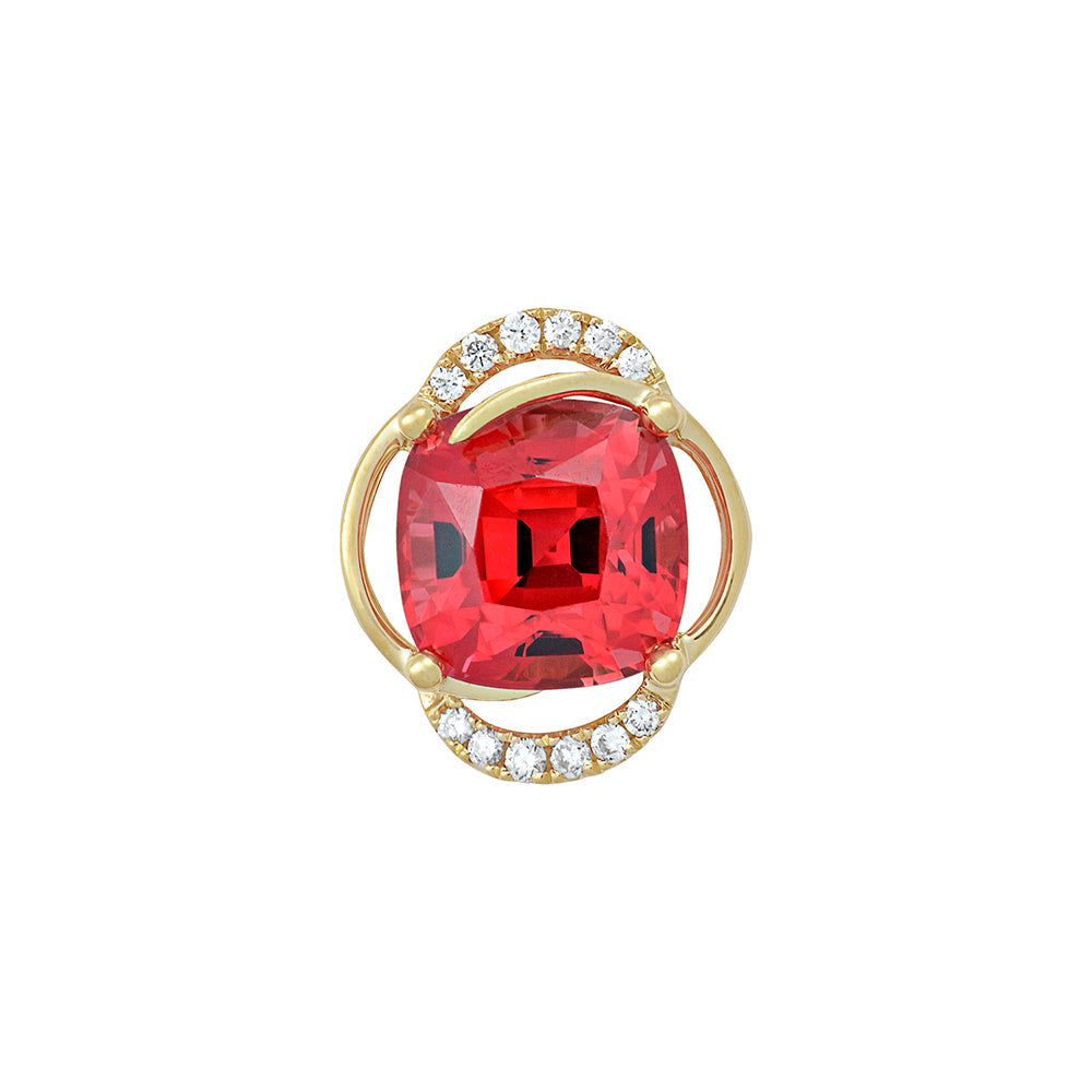 Padparadscha Pendant-CP4128YPD