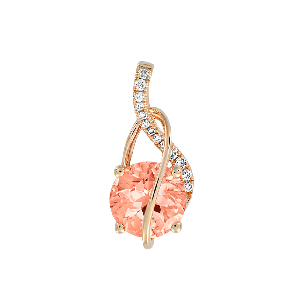 Champagne Sapphire Pendant-CP4346RCS