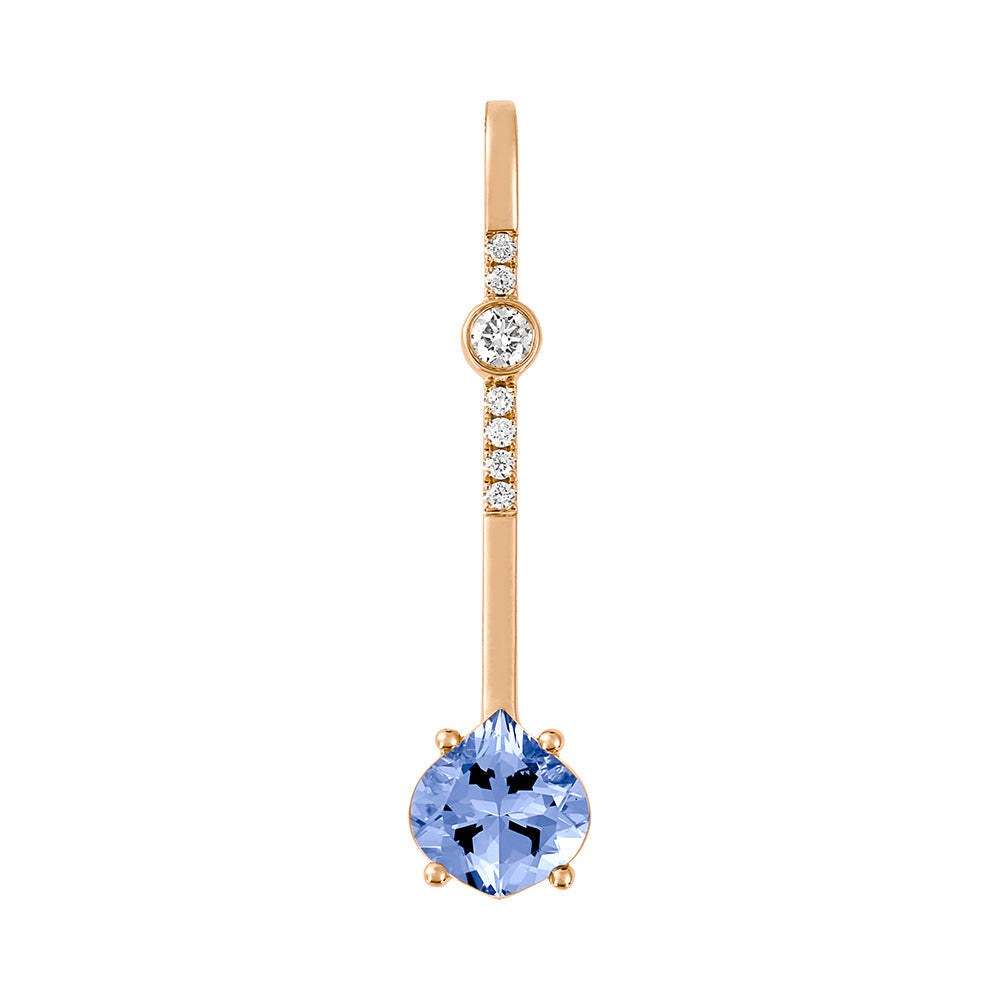 Aqua Blue Spinel Pendant