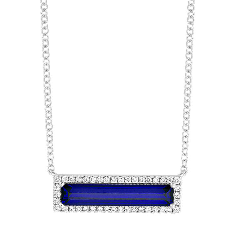 Blue Sapphire Necklace