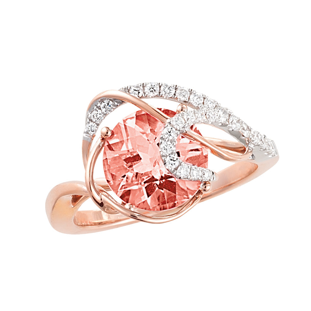 Champagne Sapphire Ring