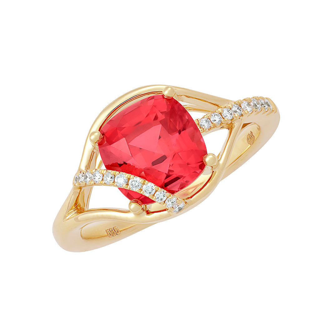 Padparadscha Ring