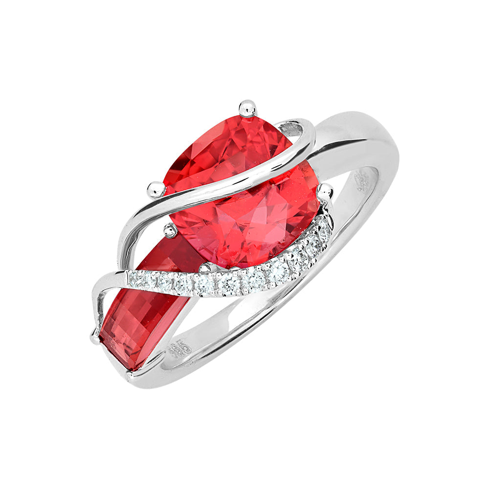 Padparadscha Ring