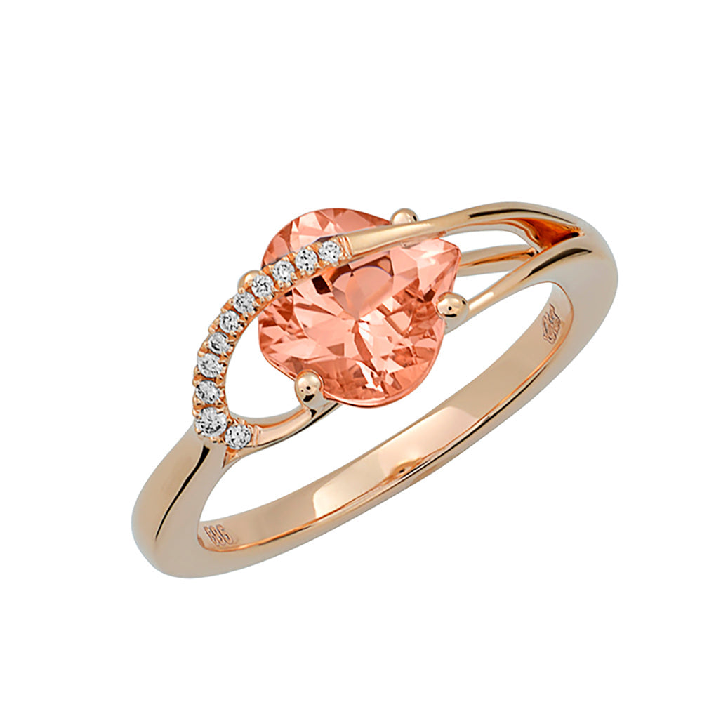 Champagne Sapphire Ring