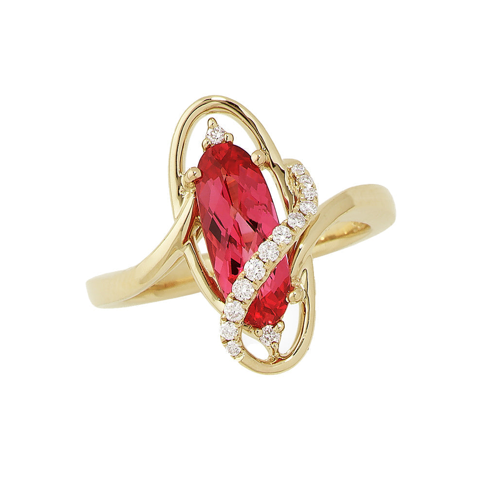Padparadscha Ring