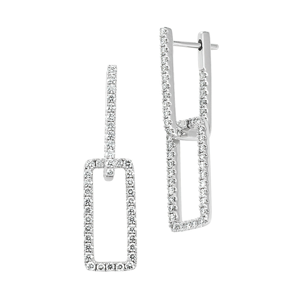 Lab Grown Diamond Fashion Link Earrings