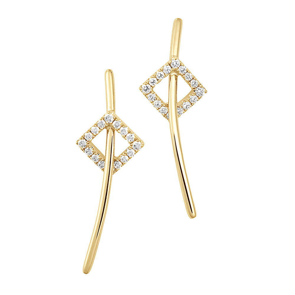 Lab Grown Diamond Fashion Earrings