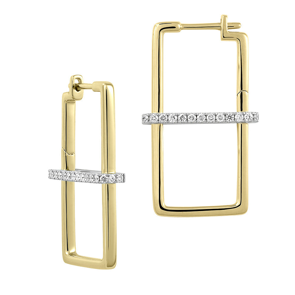 Lab Grown Diamond Fashion Hoops