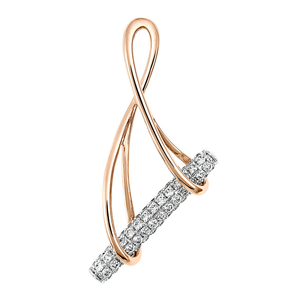 Lab Grown Diamond Fashion Bar Pendant