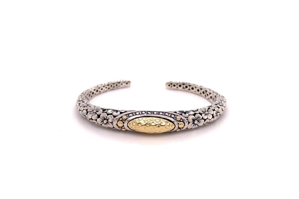 Ijen Bangle- Silver And Gold
