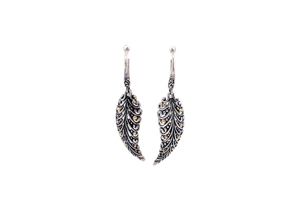 Pecan Leaf Earrings
