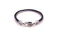 Latitude Bracelet- Black Leather