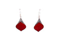 Ornate Earrings- Coral