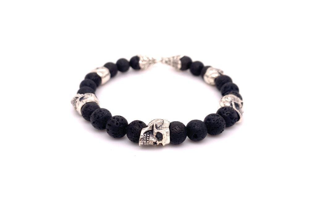 Skulls And Lava Bracelet