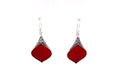 Ornate Earrings- Coral
