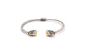 Gemma Bangle- Silver And Gold