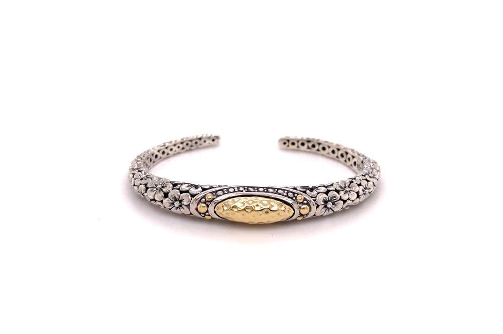 Ijen Bangle- Silver And Gold