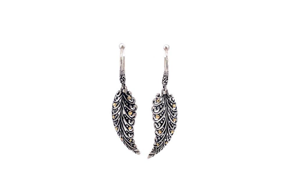 Pecan Leaf Earrings