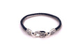 Latitude Bracelet- Black Leather
