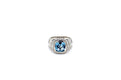 Honesty Ring- Blue Topaz