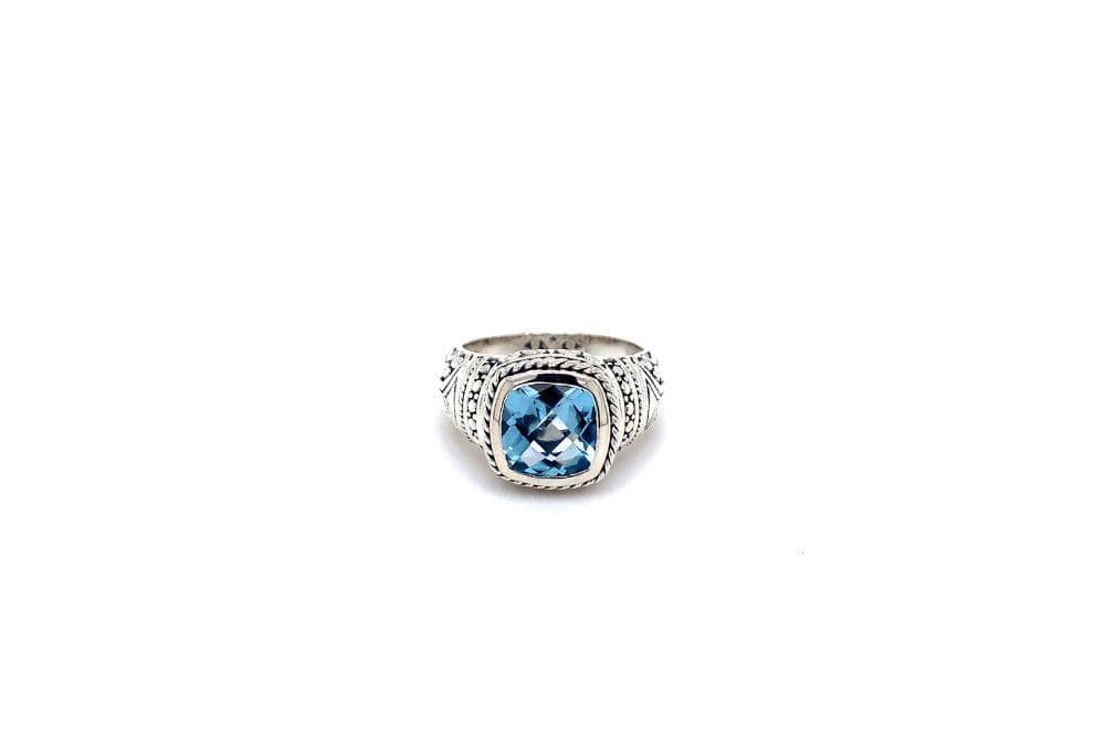 Honesty Ring- Blue Topaz
