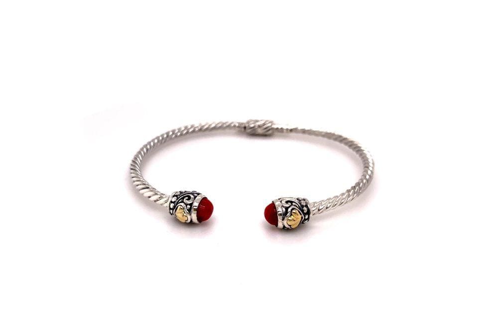 Sienna Bangle- Coral