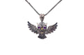 Owl Pendant- Amethyst
