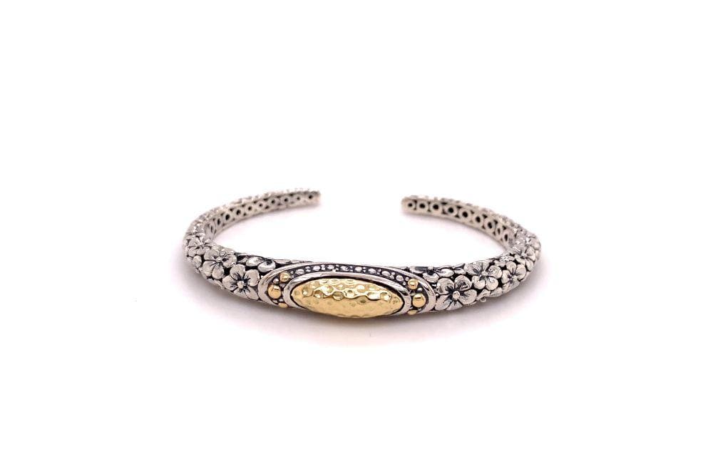 Ijen Bangle- Silver And Gold