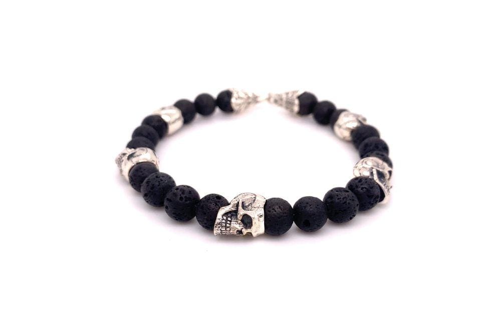 Skulls And Lava Bracelet