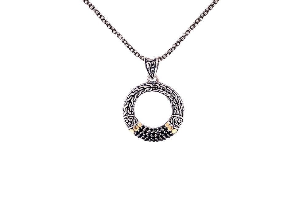 Ubud Pendant- Black Spinel