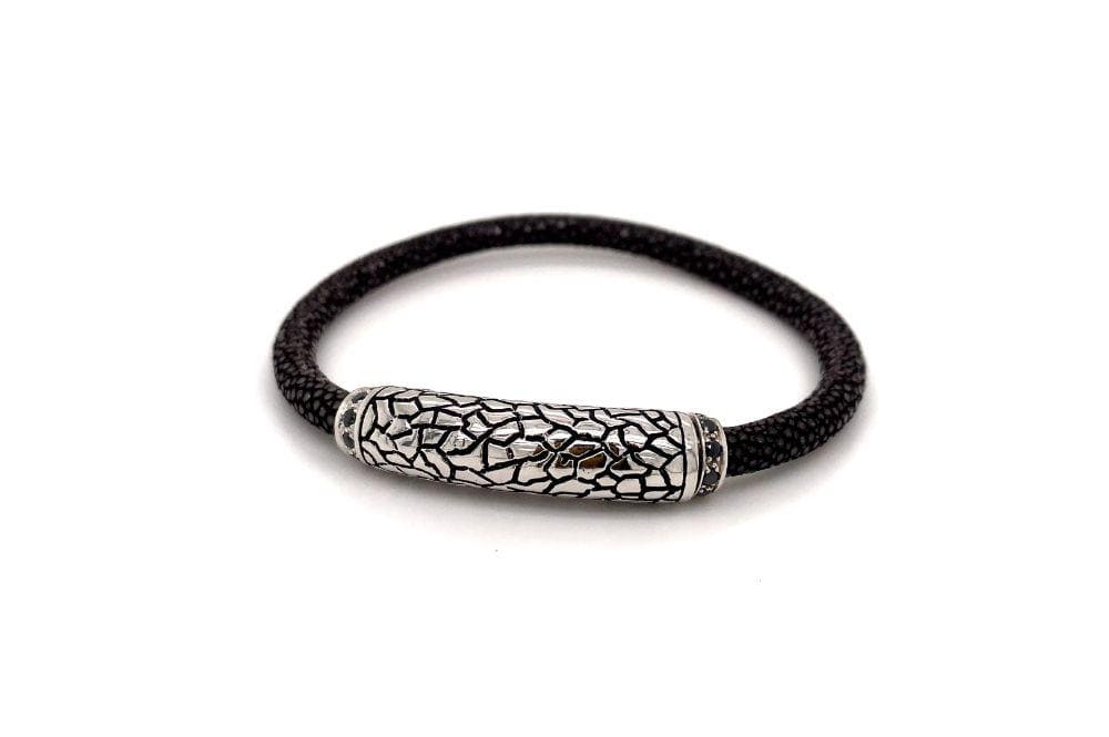 Stingray Leather Bracelet- Brown