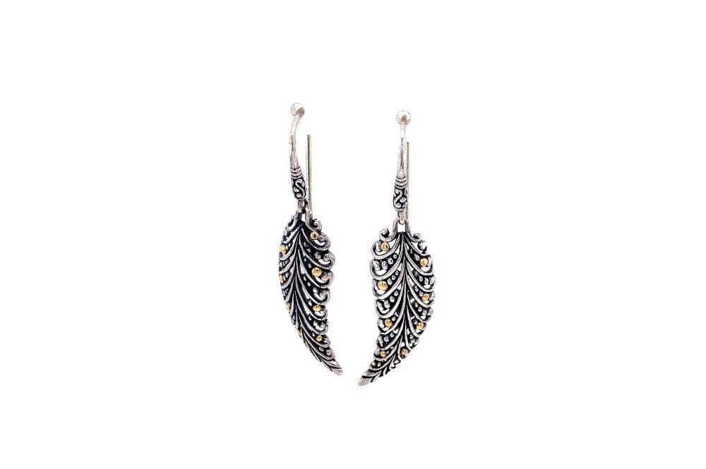 Pecan Leaf Earrings