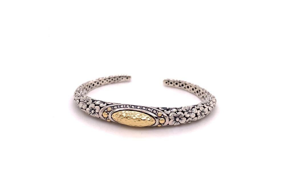 Ijen Bangle- Silver And Gold