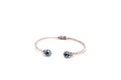 Glow Bangle- Blue Topaz