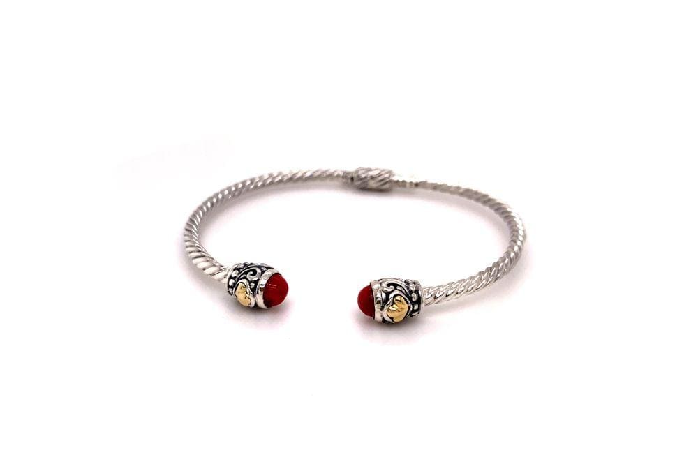 Sienna Bangle- Coral
