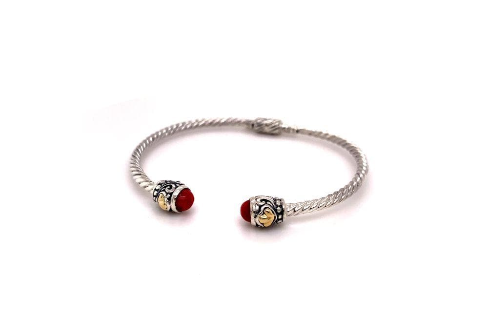 Sienna Bangle- Coral