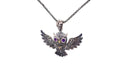 Owl Pendant- Amethyst