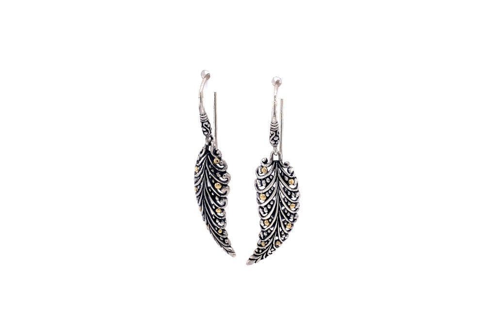 Pecan Leaf Earrings