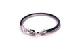 Latitude Bracelet- Black Leather