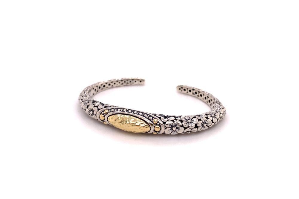 Ijen Bangle- Silver And Gold