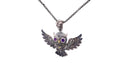 Owl Pendant- Amethyst