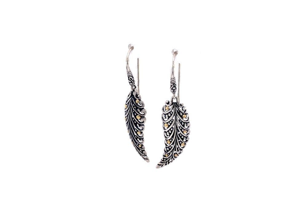Pecan Leaf Earrings