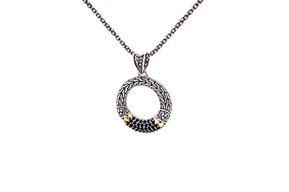 Ubud Pendant- Black Spinel