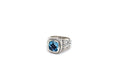 Honesty Ring- Blue Topaz
