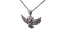 Owl Pendant- Amethyst