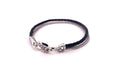 Latitude Bracelet- Black Leather